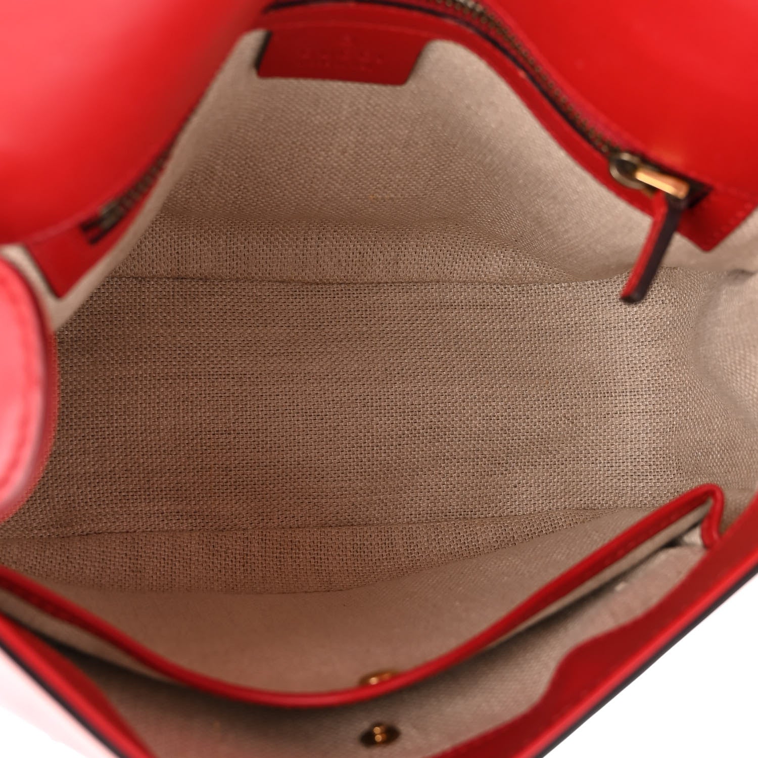 Gucci Ruinart Calfskin Medium Lady Web Shoulder Bag Hibiscus Red 5 of 11