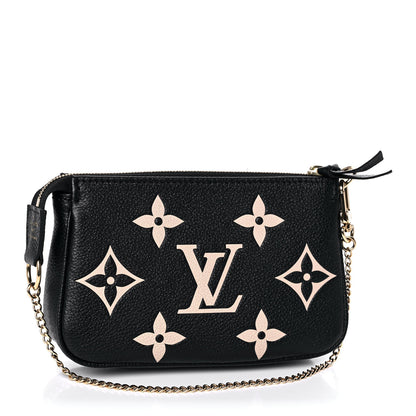 Louis Vuitton Empreinte Monogram Giant Mini Pochette Accessories Black 2 of 9