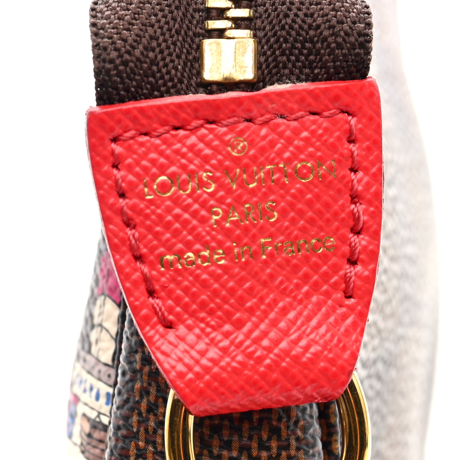 Louis Vuitton Damier Ebene 2016 Christmas Animation Mini Pochette Accessories 6 of 8