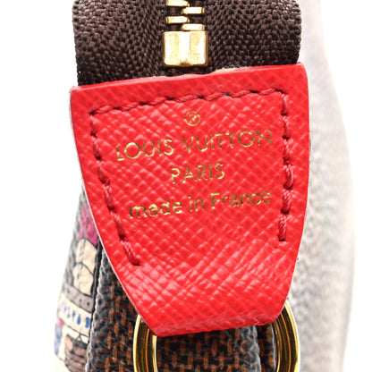 Louis Vuitton Damier Ebene 2016 Christmas Animation Mini Pochette Accessories 6 of 8