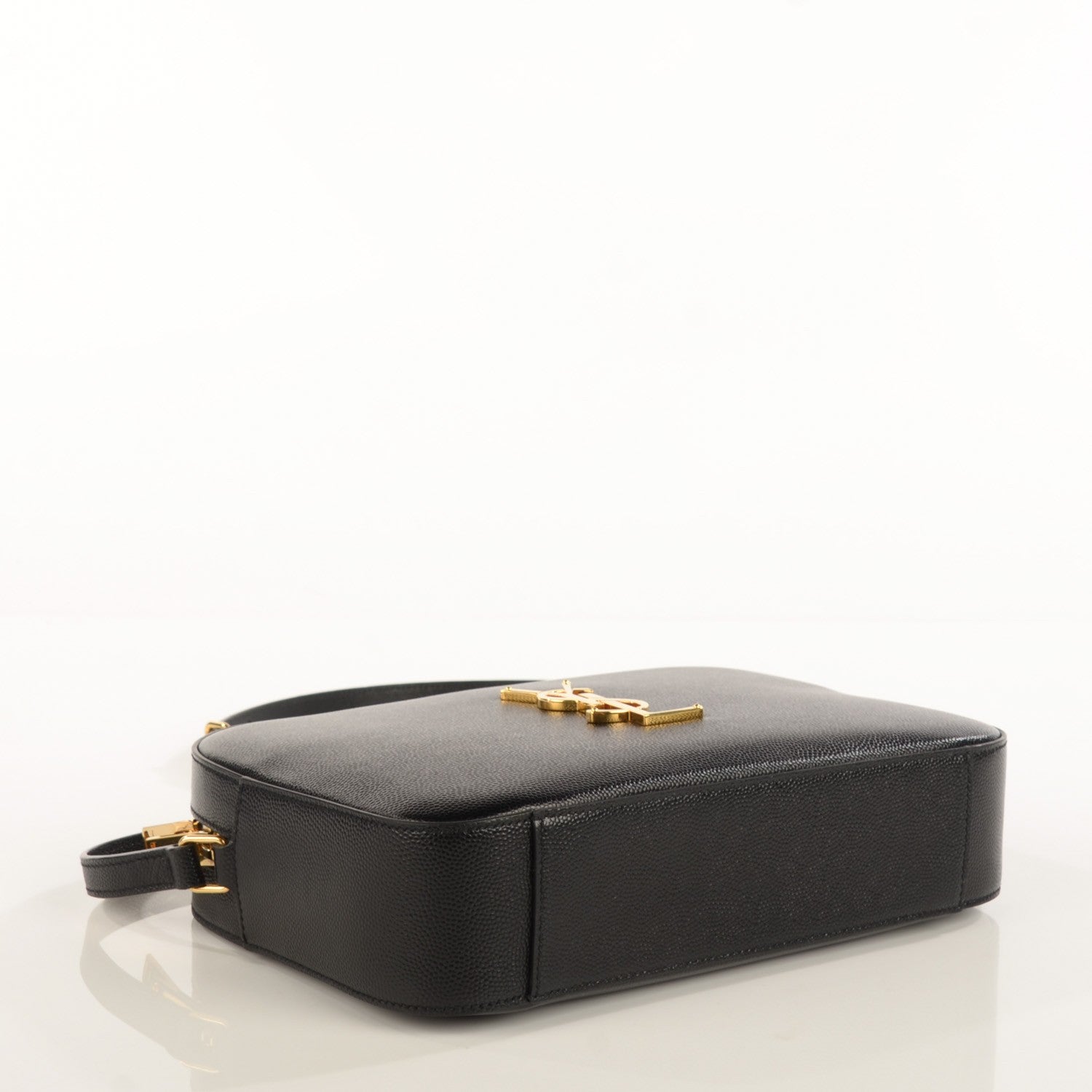 Saint Laurent Grain De Poudre Medium Classic Monogram Camera Bag Black 4 of 8
