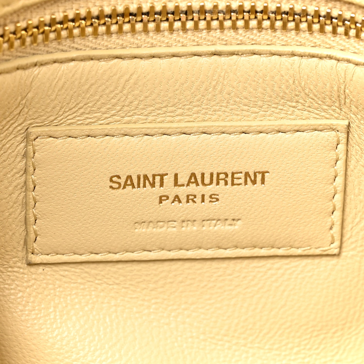 Saint Laurent Lambskin Quilted Small Loulou Puffer Monogram Chain Satchel Crema Soft 6 of 13