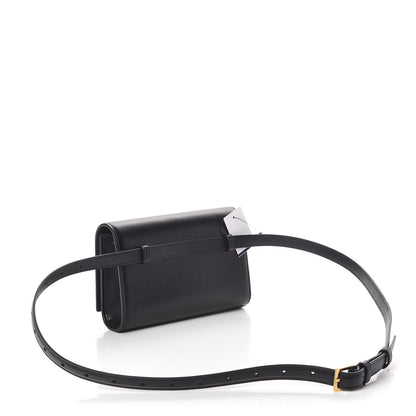 Saint Laurent Smooth Calfskin Monogram Kate Belt Bag Black 3 of 9