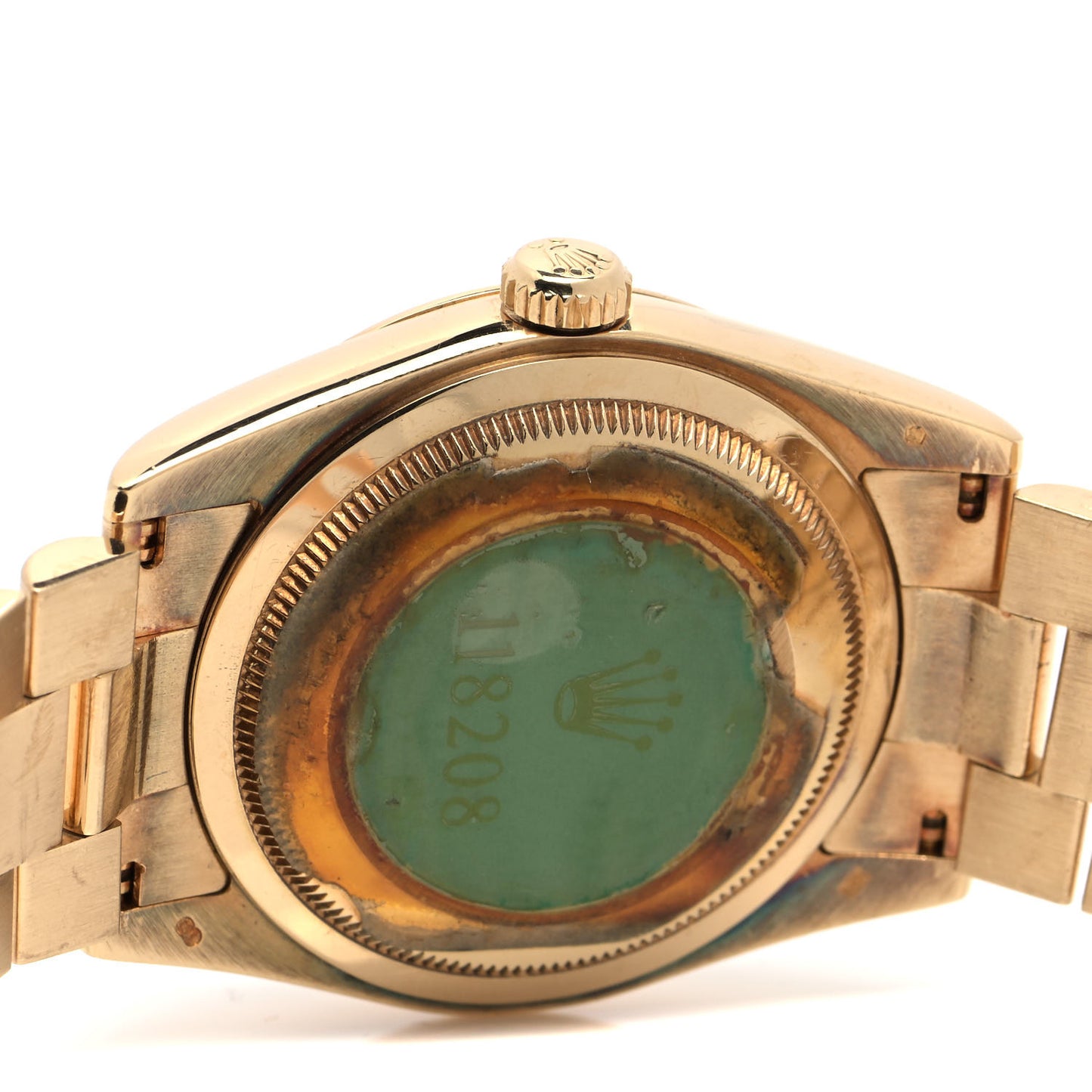 18K Yellow Gold Diamond 36mm Oyster Perpetual Day-Date President Watch Champagne 118208