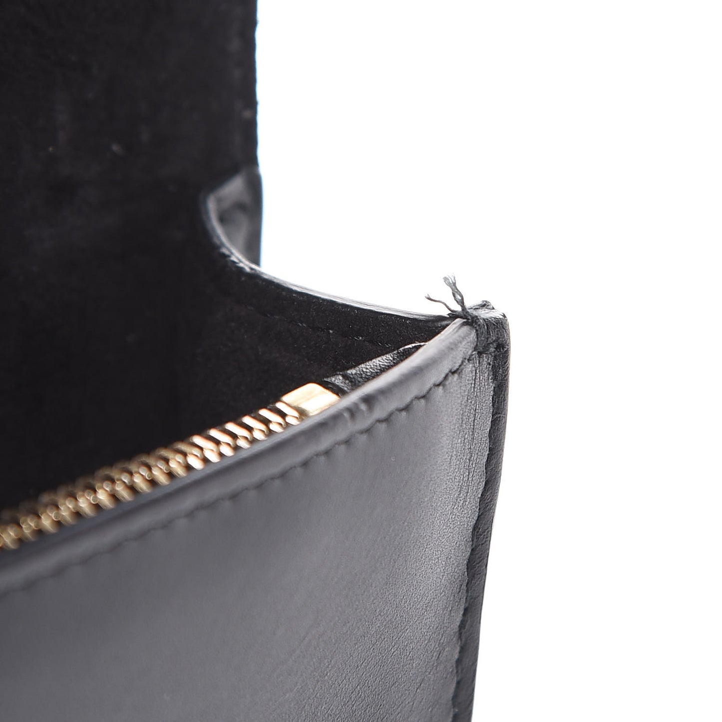 Calfskin Saddle Belt Bag Black