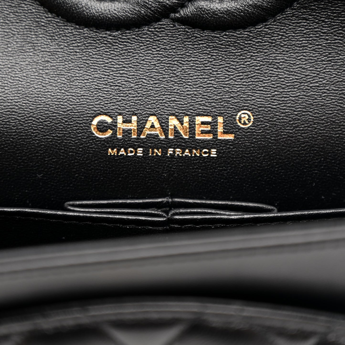 Lambskin Quilted Medium Hollywood Charms Double Flap Black