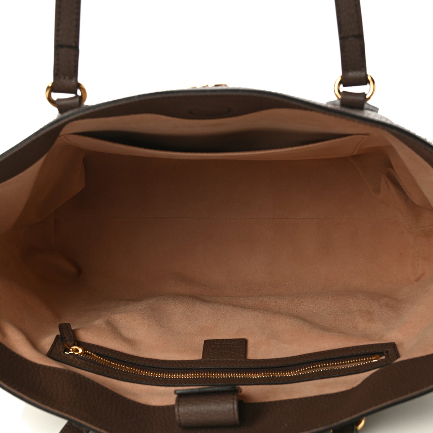 GG Supreme Monogram Medium Ophidia Shopping Tote Brown