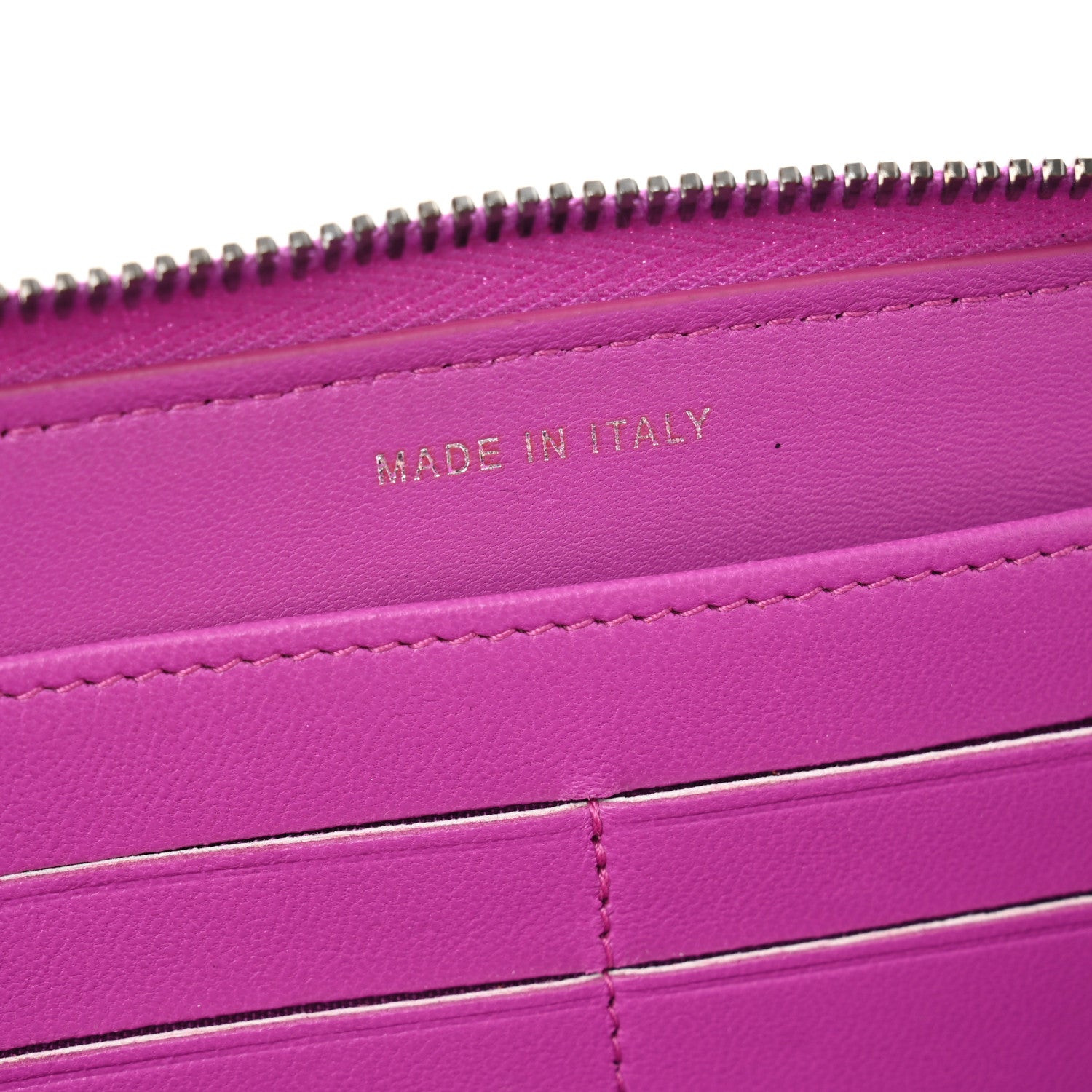 Chanel Lambskin Quilted Small Coco Boy Zip Around Wallet Purple 7 of 12