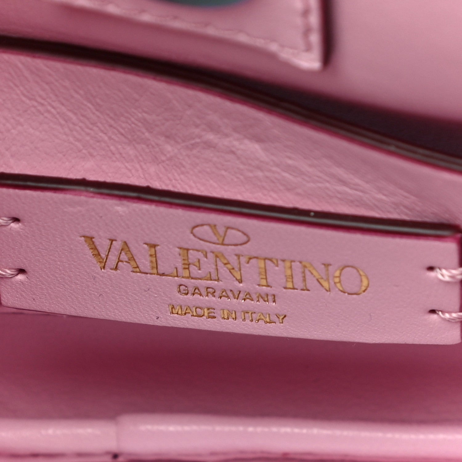 Valentino Garavani Nappa Mini Roman Stud The Handle Bag Pink Borealis 5 of 8