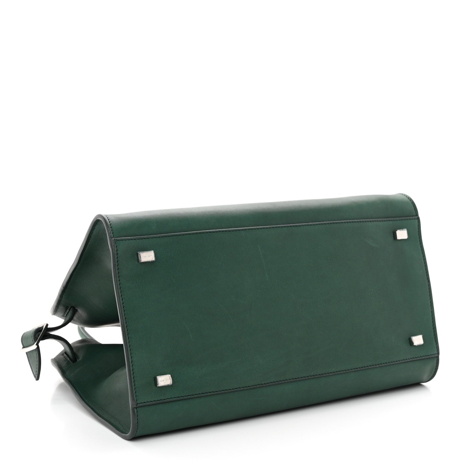 The Row Polished Saddle Calfskin Soft Margaux 12 Cyprus 4 of 12