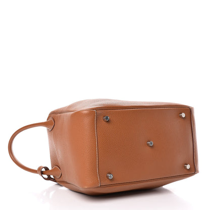 Hermes Taurillon Clemence Lindy 30 Gold 4 of 13