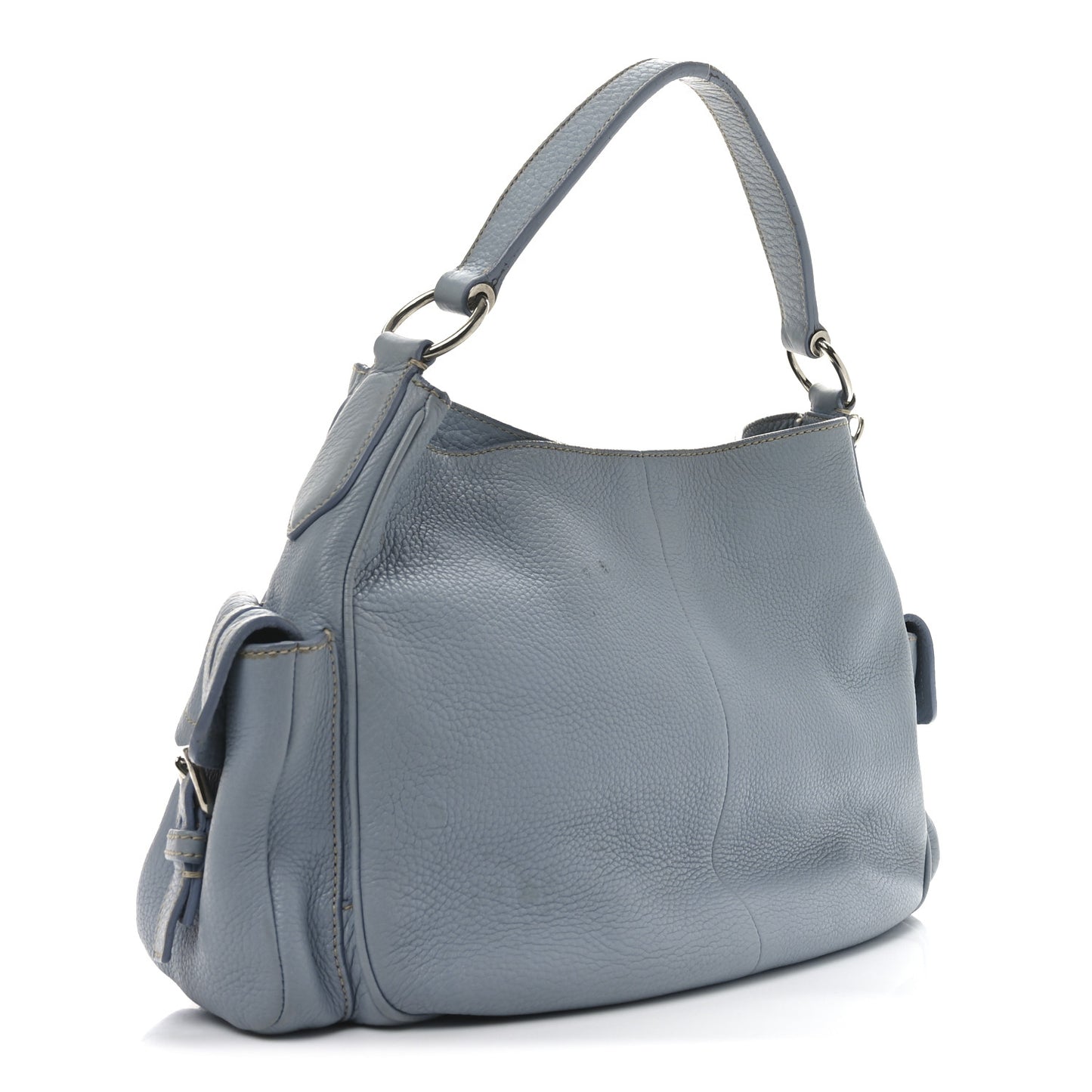 Vitello Daino Shoulder Bag Pervinca
