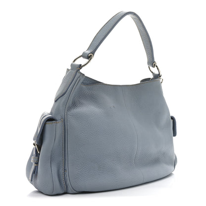 Prada Vitello Daino Shoulder Bag Pervinca 3 of 11
