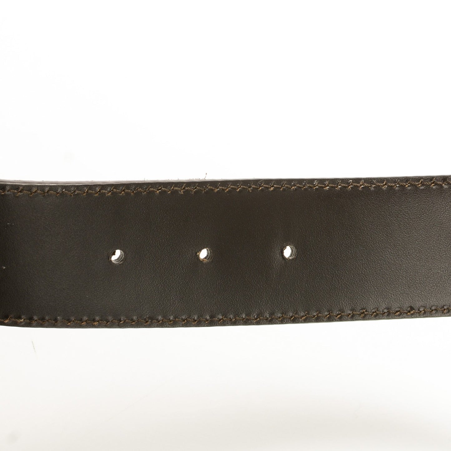 Guccissima Interlocking G Belt 85 34 Silver