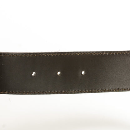 Gucci Guccissima Interlocking G Belt 85 34 Silver 5 of 5