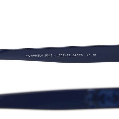 Chanel Pantos Signature CC Sunglasses 5315 Royal Blue 6 of 9