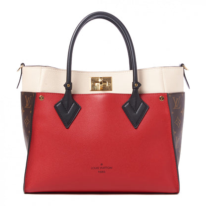 Louis Vuitton Calfskin Monogram On My Side Pirate Red 1 of 10