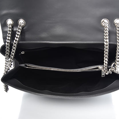 Saint Laurent Calfskin Y Quilted Monogram Large Loulou Chain Satchel Grey 5 of 8