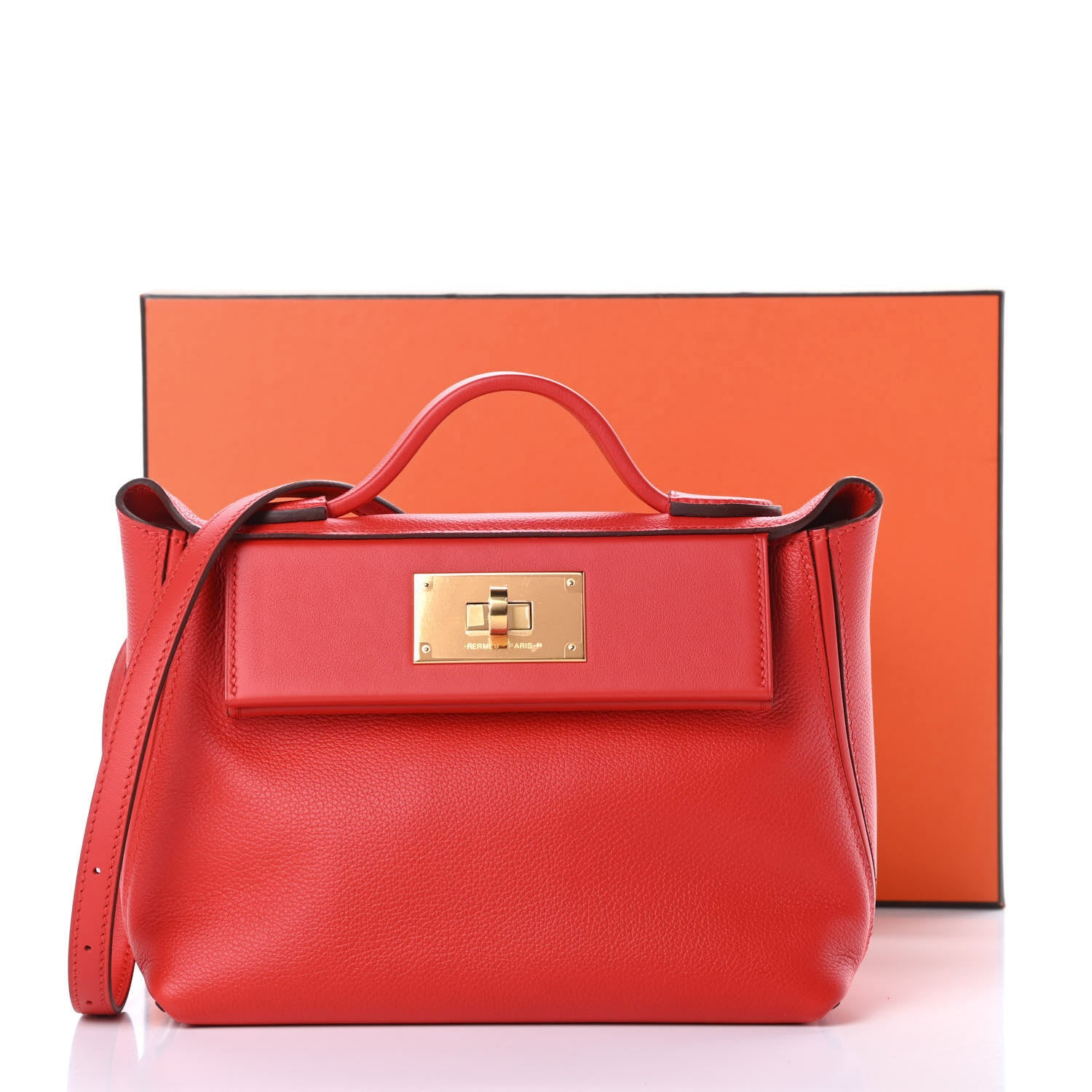 Hermes Evercolor Swift 24/24 21 Rouge de Coeur 11 of 11