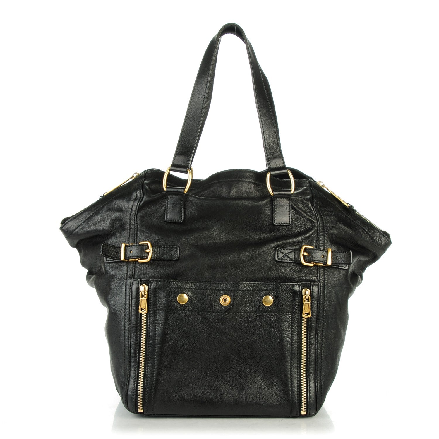 Saint Laurent Calfskin Medium Downtown Black 1 of 7