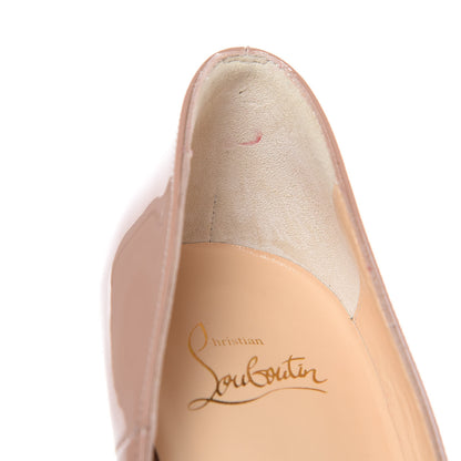 Christian Louboutin Patent So Kate 120 Pumps 38.5 Nude 9 of 11