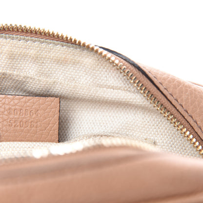 Gucci Pebbled Calfskin Small Soho Disco Bag Rose Beige 11 of 12