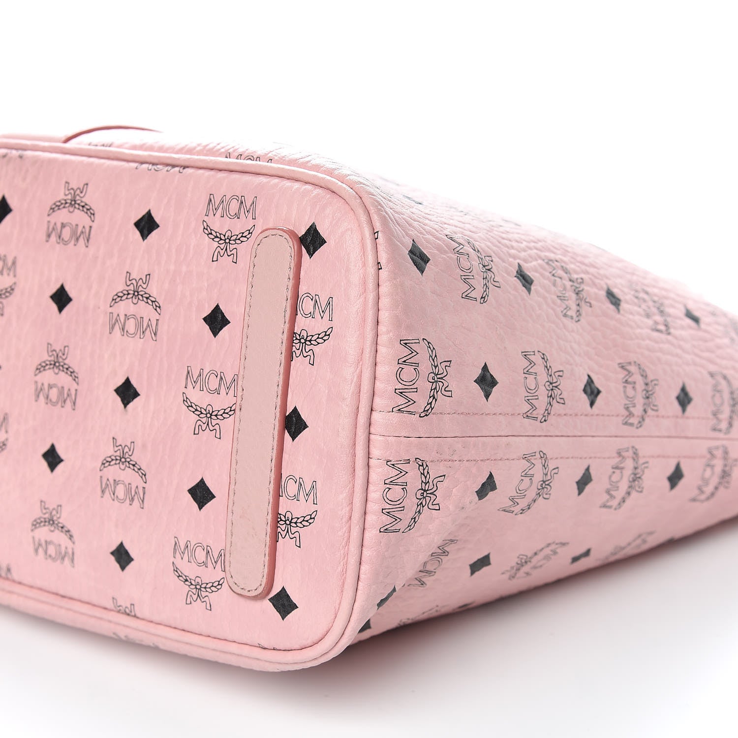 MCM Visetos Medium Liz Reversible Shopper Tote Soft Pink 6 of 12