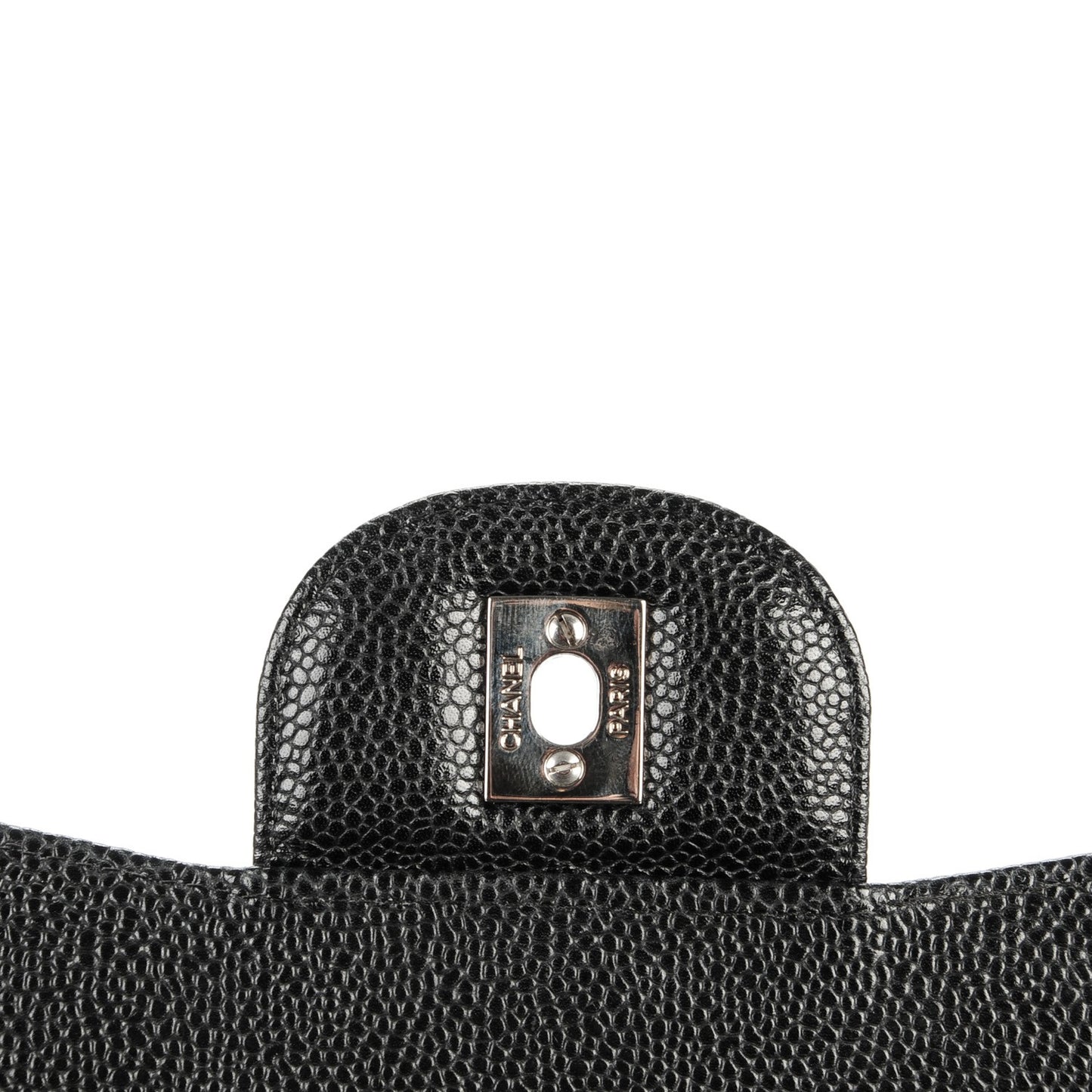Caviar Quilted Jumbo Single Flap Black