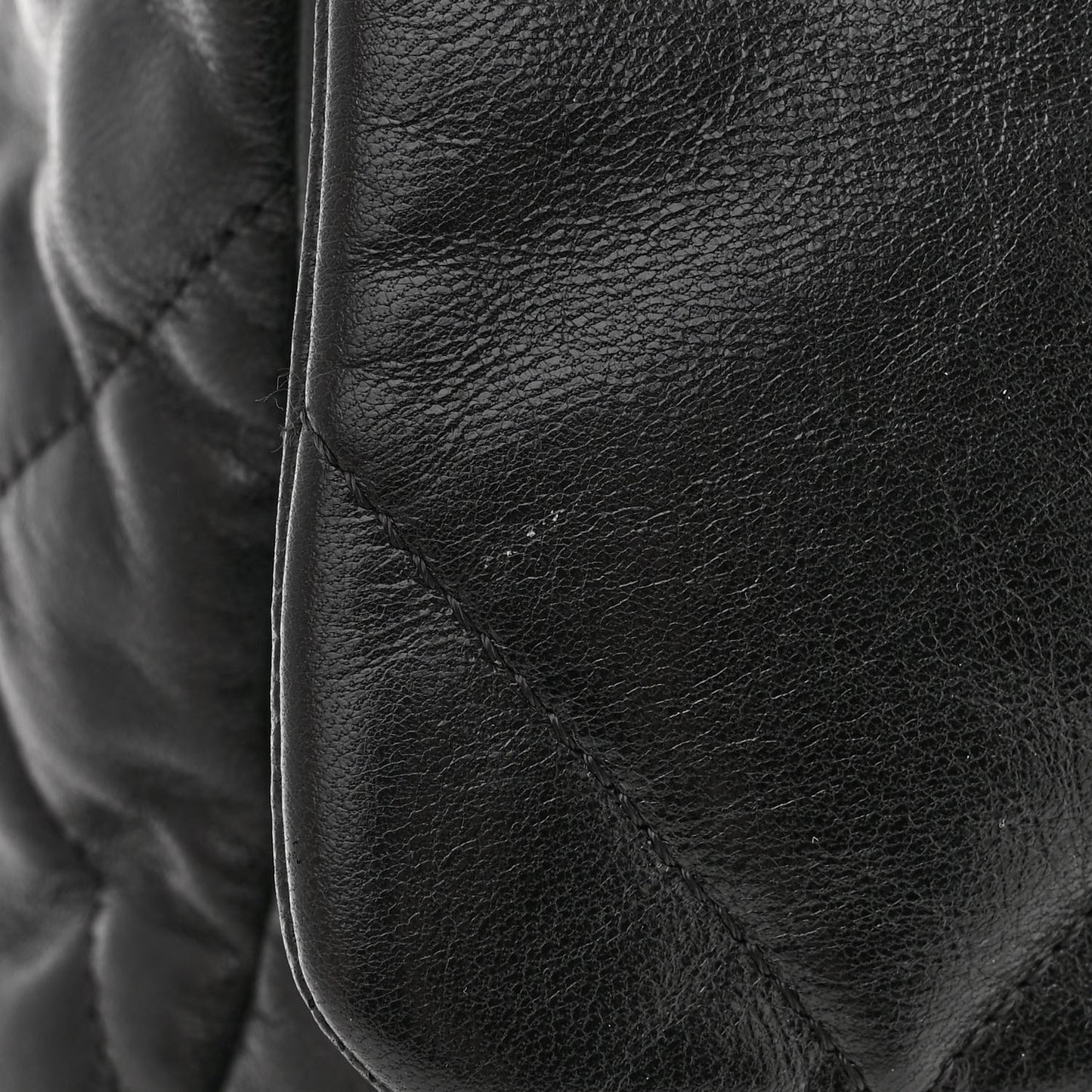 Lambskin Quilted Large Chanel 19 Flap Black