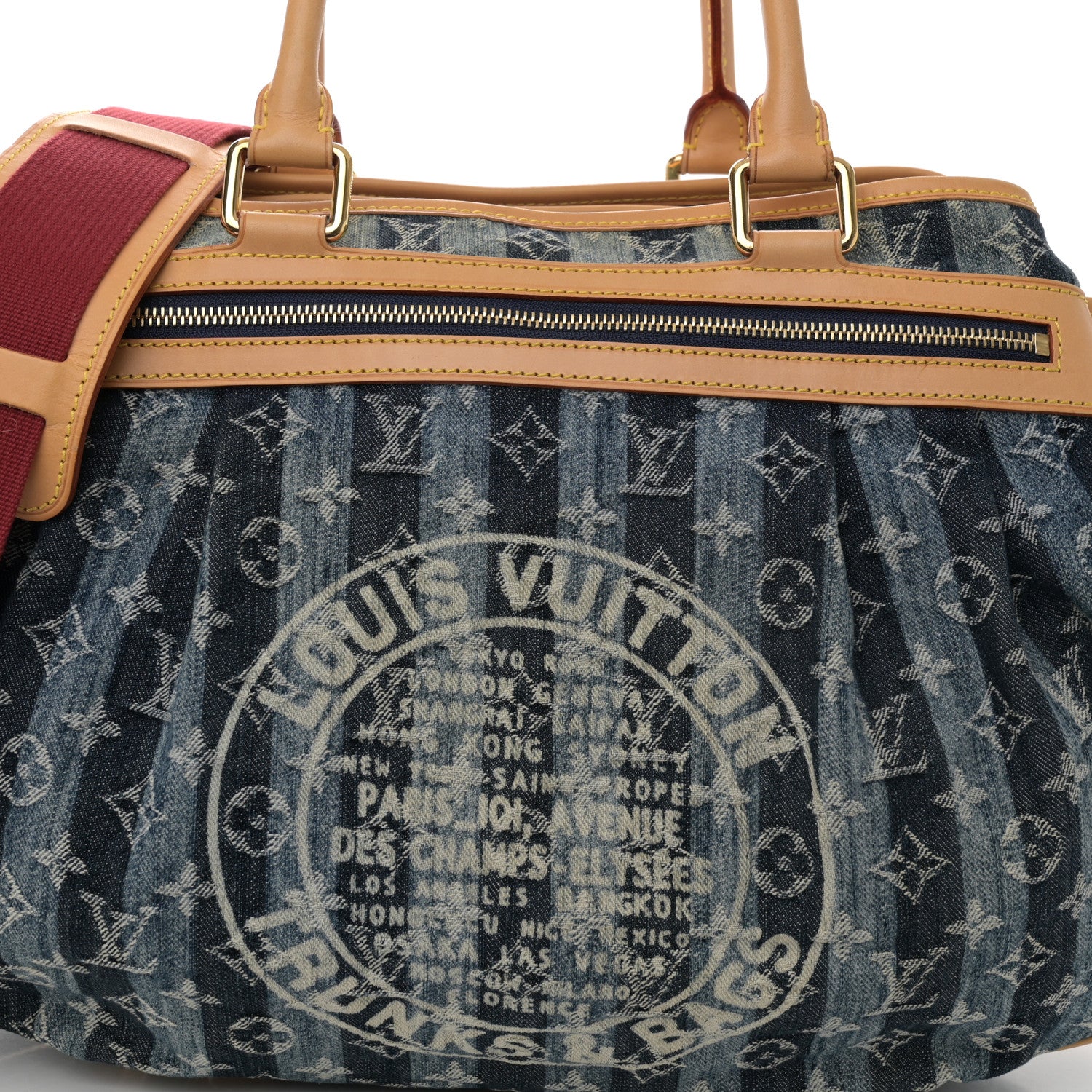 Louis Vuitton Denim Raye Cabas GM 7 of 10