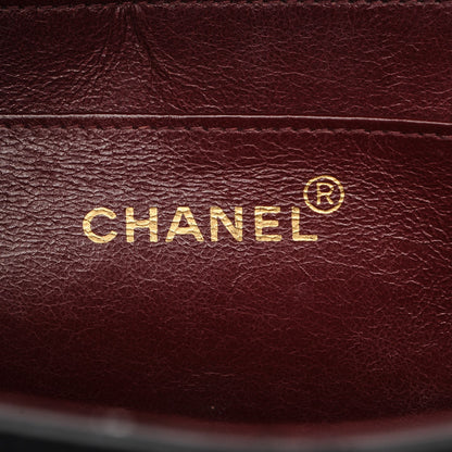 Chanel Lambskin Quilted XL Jumbo Single Flap Black 6 of 8