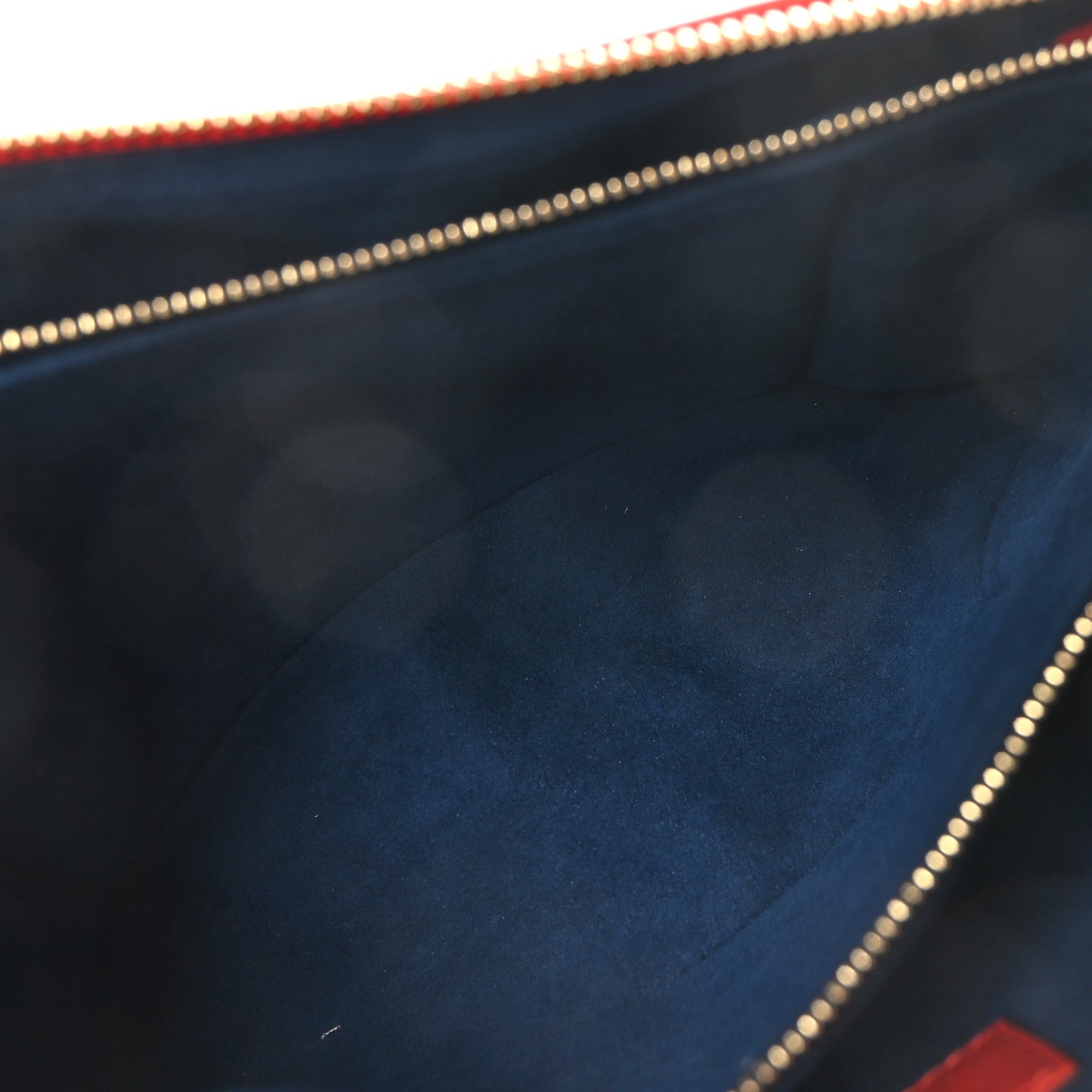 Lambskin Embossed Monogram Coussin PM Red