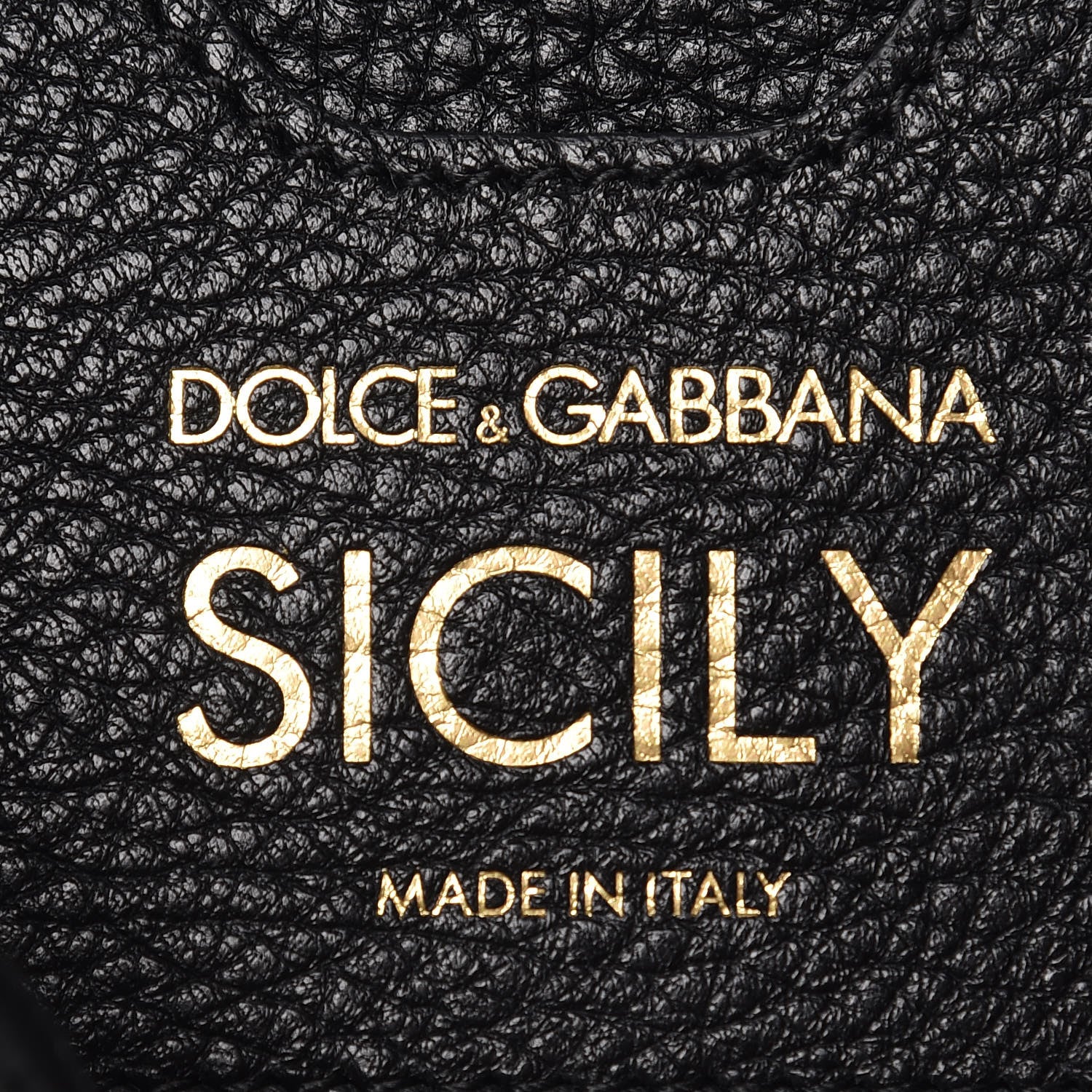 Dolce & Gabbana Calfskin Mini Miss Sicily Backpack Black 8 of 8
