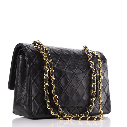 Chanel Lambskin Quilted Medium Double Flap Black 3 of 19