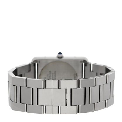 Cartier Stainless Steel 27mm Tank Solo Quartz Watch 3 of 6