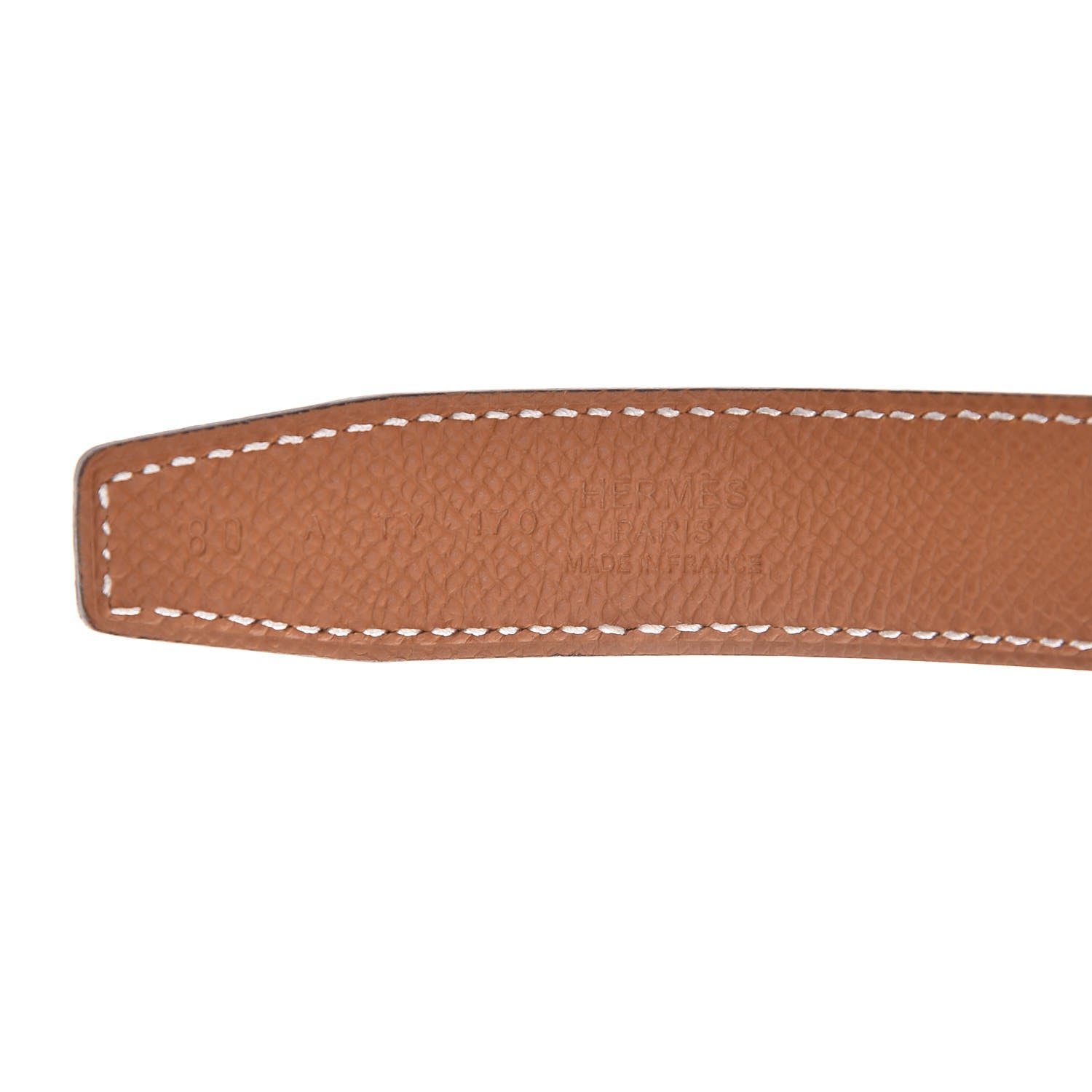 Hermes Epsom Swift Lizard 24mm Mini Constance H Belt 80 Black Gold Ombre 6 of 9