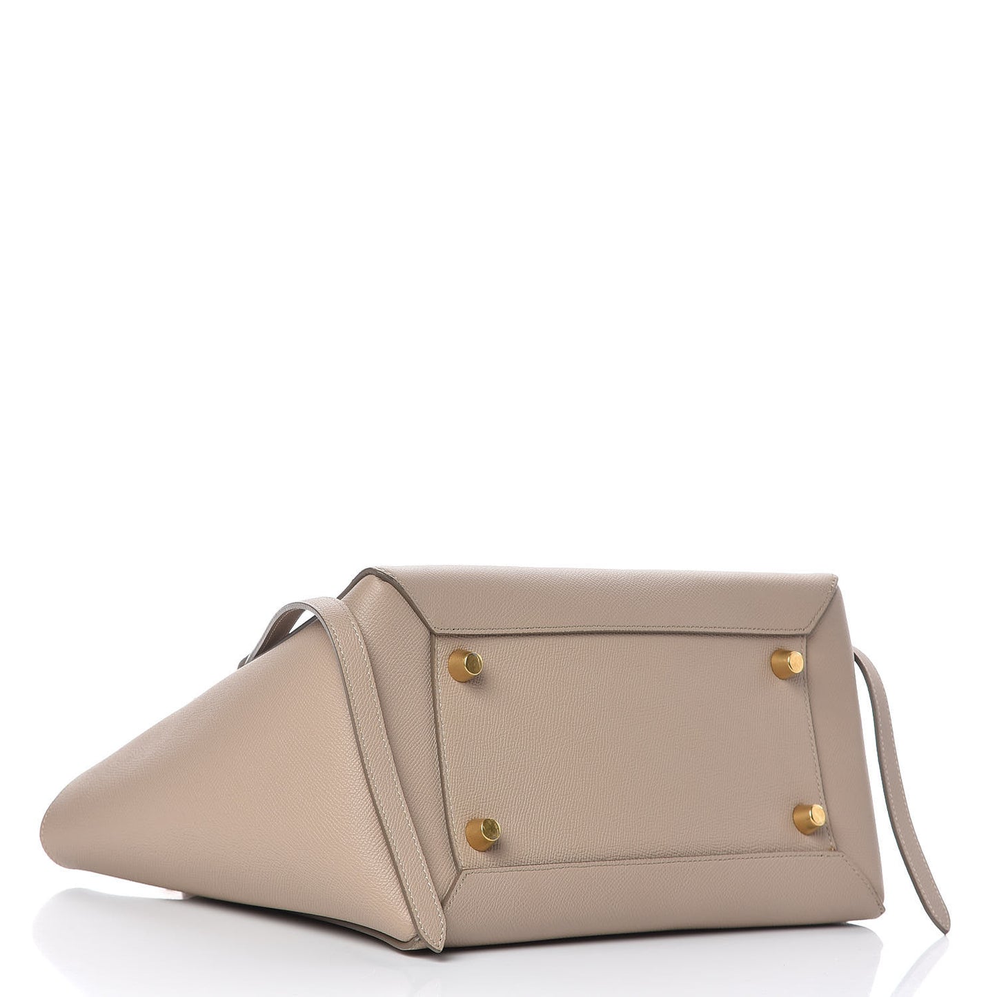 Grained Calfskin Mini Belt Bag Light Taupe