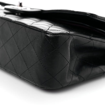 Chanel Lambskin Quilted Medium Double Flap Black 8 of 8