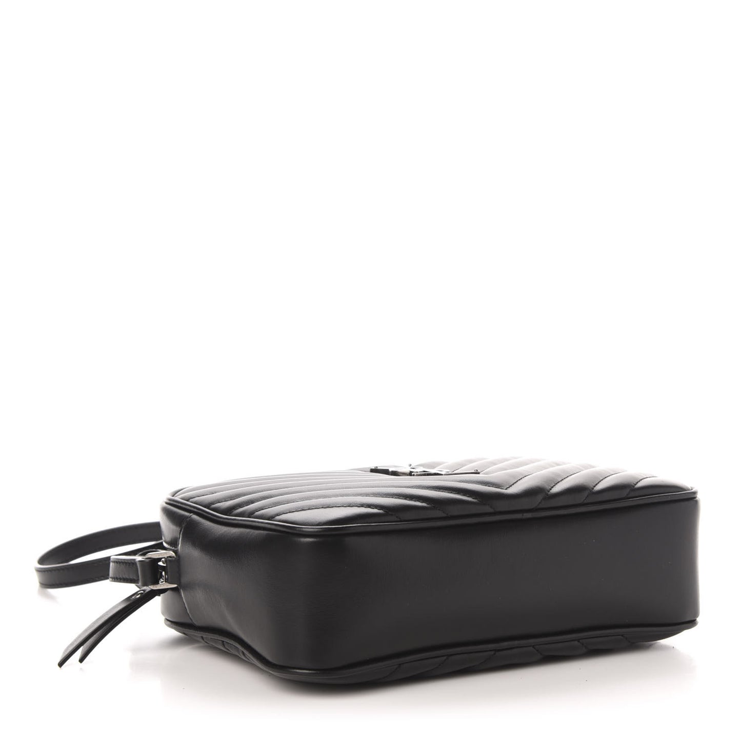 Calfskin Matelasse Monogram Lou Camera Bag Black