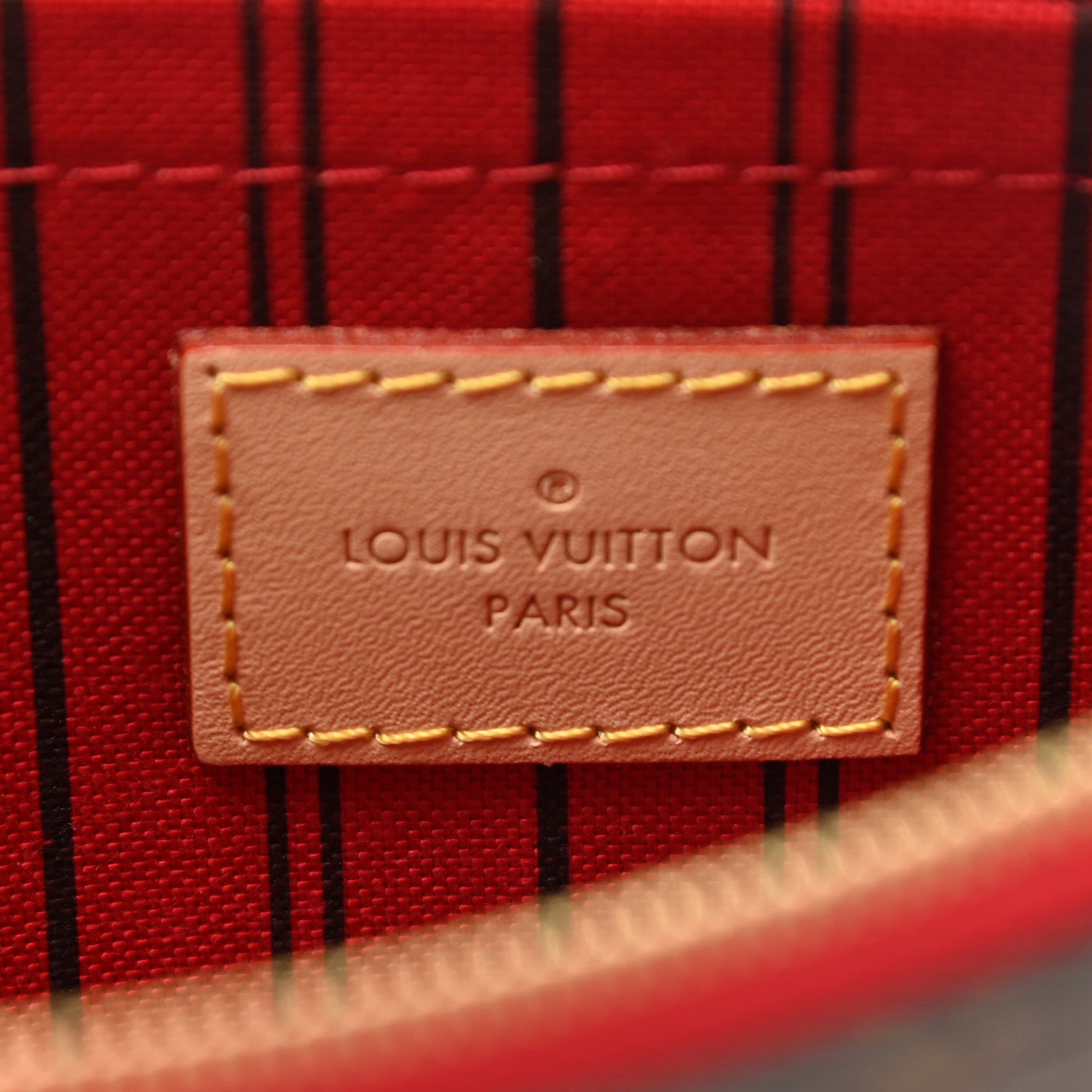 Louis Vuitton Monogram Neverfull MM GM Pochette Cherry 6 of 6