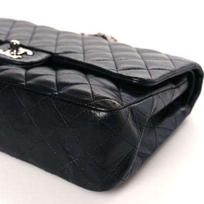 Chanel Lambskin Quilted Medium Double Flap Black 9 of 9
