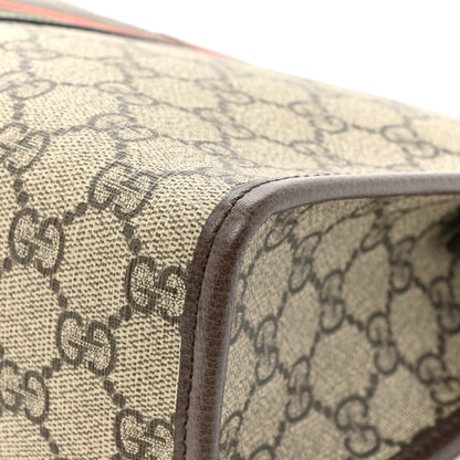 Gucci GG Supreme Monogram Web Ophidia GG Toiletry Case Beige New Acero 14 of 14