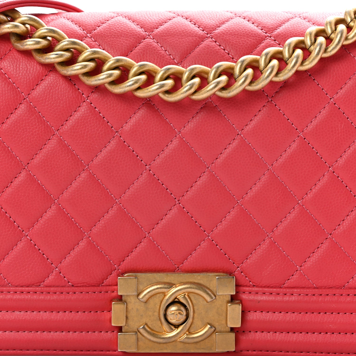 Chanel Caviar Quilted Medium Boy Flap Pink 8 of 11