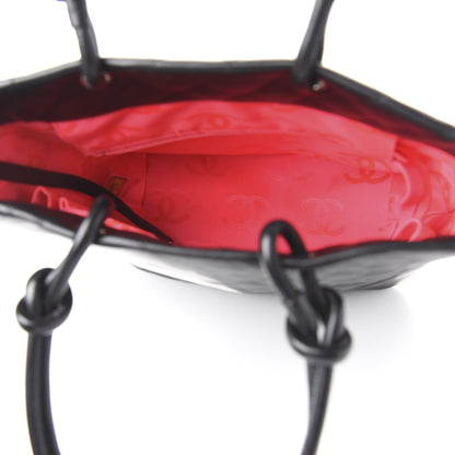 Chanel Calfskin Quilted Medium Cambon Tote Black White 4 of 9