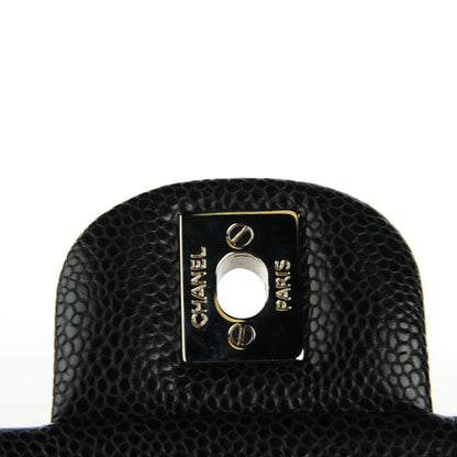 Chanel Caviar Quilted Clutch With Chain Flap Black 5 of 7