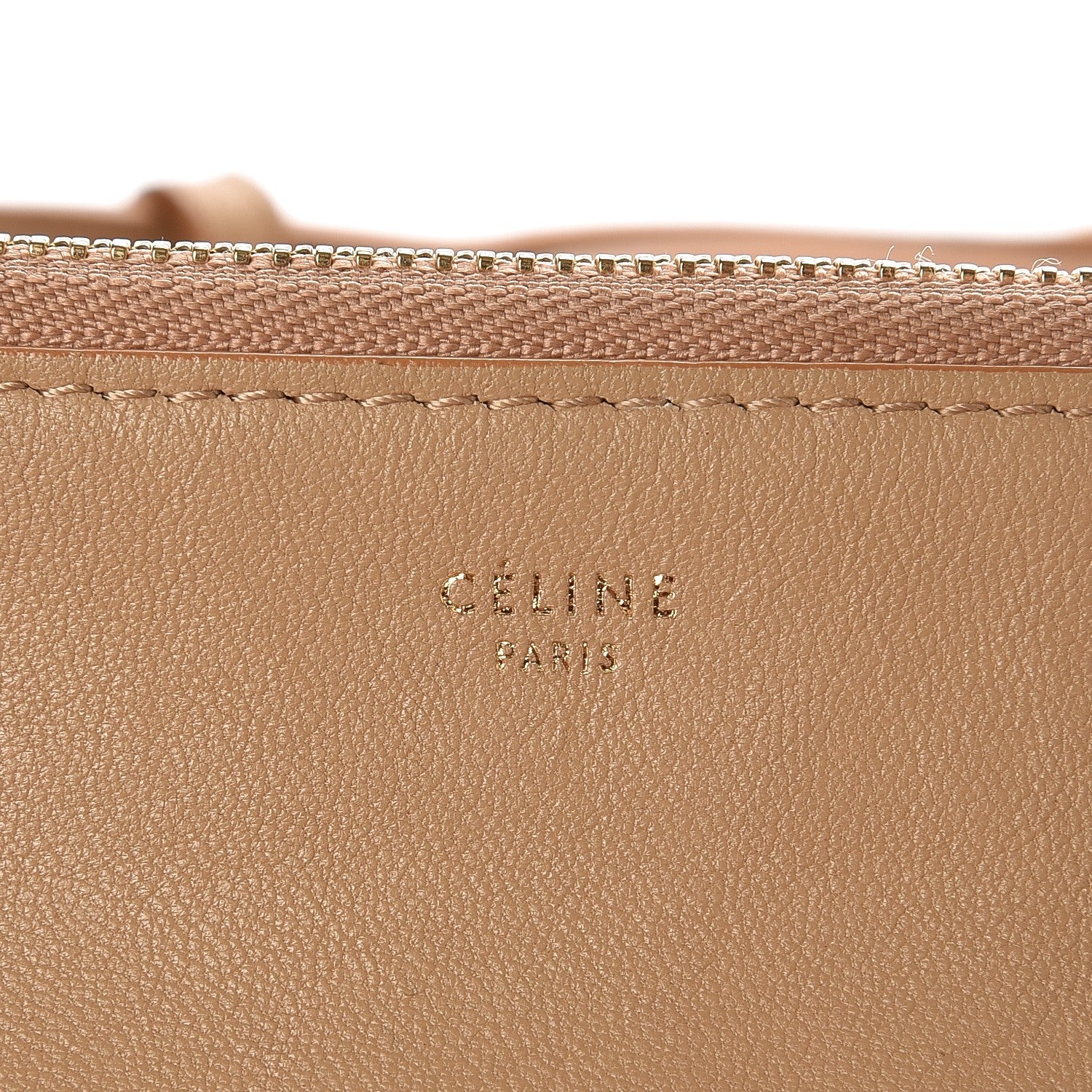 Celine Lambskin Small Trio Crossbody Bag Beige 8 of 8