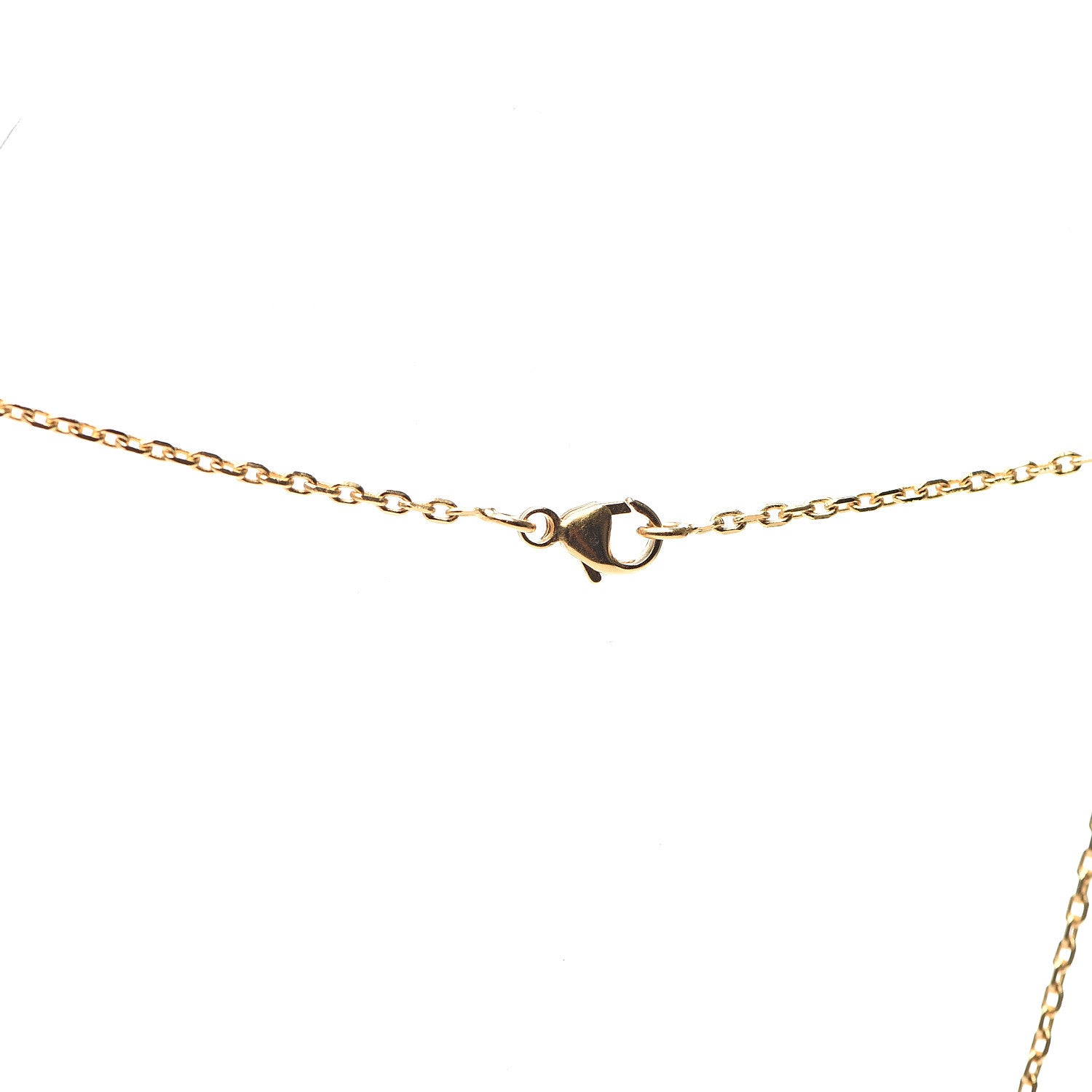 Hermes Lacquered Gold Pop H Pendant Necklace Black 5 of 6