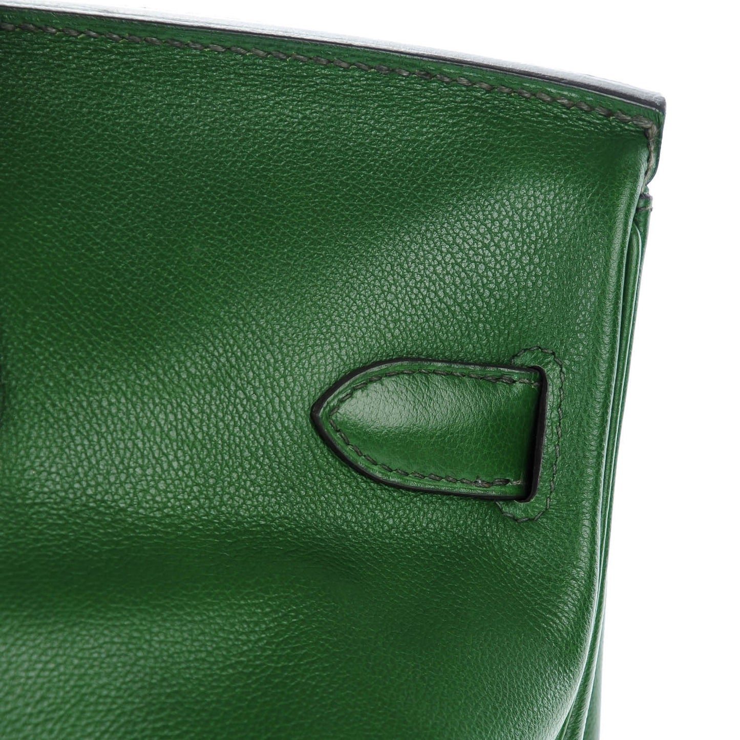 Evergrain JPG Shoulder Birkin II 42 Vert Laurier
