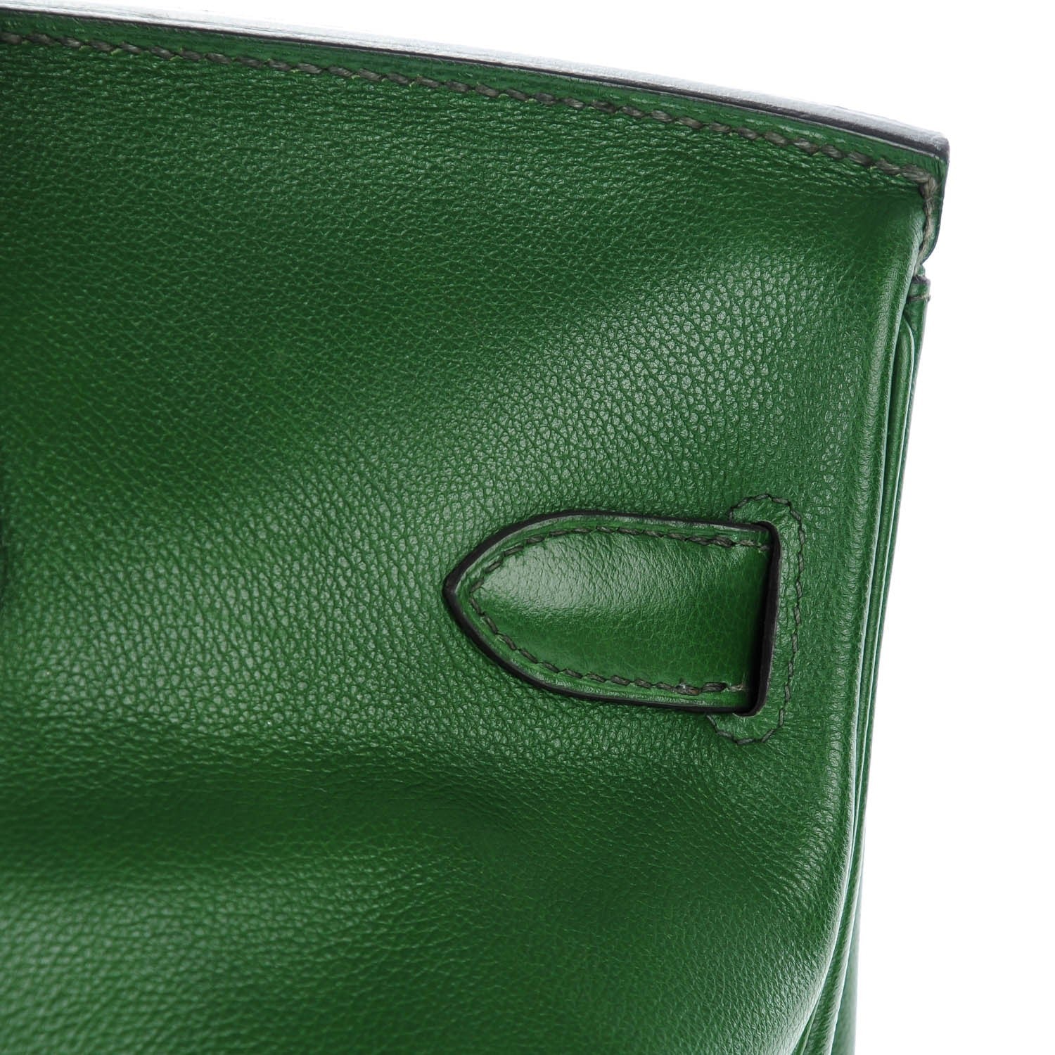 Hermes Evergrain JPG Shoulder Birkin II 42 Vert Laurier 26 of 27