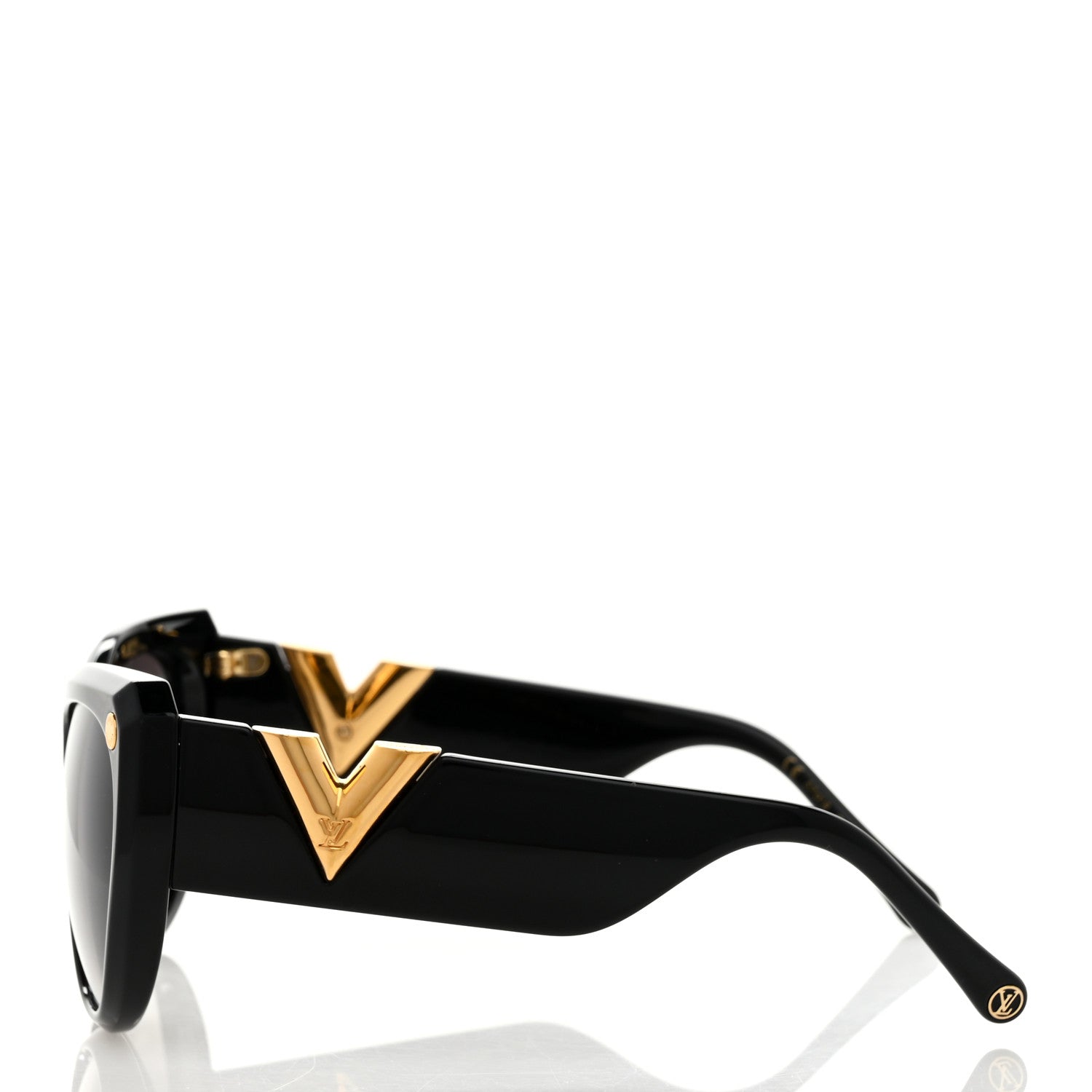 Louis Vuitton Acetate My Fair Lady Sunglasses Z1254E Black 3 of 9